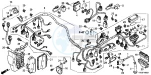 TRX500FED TRX500FE Europe Direct - (ED) drawing WIRE HARNESS