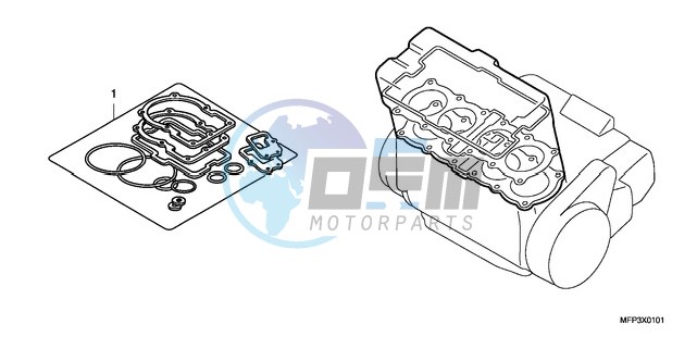 GASKET KIT A (CB13009/S9/A9/SA9)