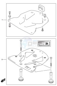 AN650 BURGMAN drawing OPTIONAL (STOPPER SET REAR BOX PLATE)