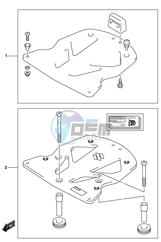 OPTIONAL (STOPPER SET REAR BOX PLATE)