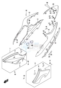 GSX-S1000 A drawing FRAME COVER (GSX-S1000AUFL8 E21)