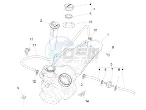 Liberty 150 4t 3v ie lem drawing Fuel Tank