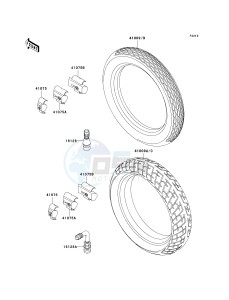 ZG 1200 B [VOYAGER XII] (B15-B17) [VOYAGER XII] drawing TIRES