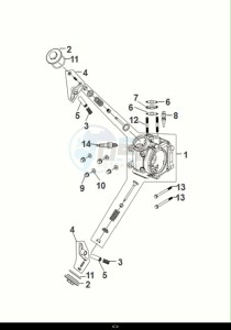 FIDDLE IV 50 (XG05W1-EU) (E5) (M1-M3) drawing CYLINDER HEAD