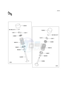 ZR 750 K [Z750S] (K1) K1 drawing VALVE-- S- -