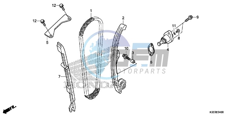 CAM CHAIN/ TENSIONER