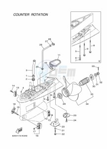 FL350AET1X drawing PROPELLER-HOUSING-AND-TRANSMISSION-4