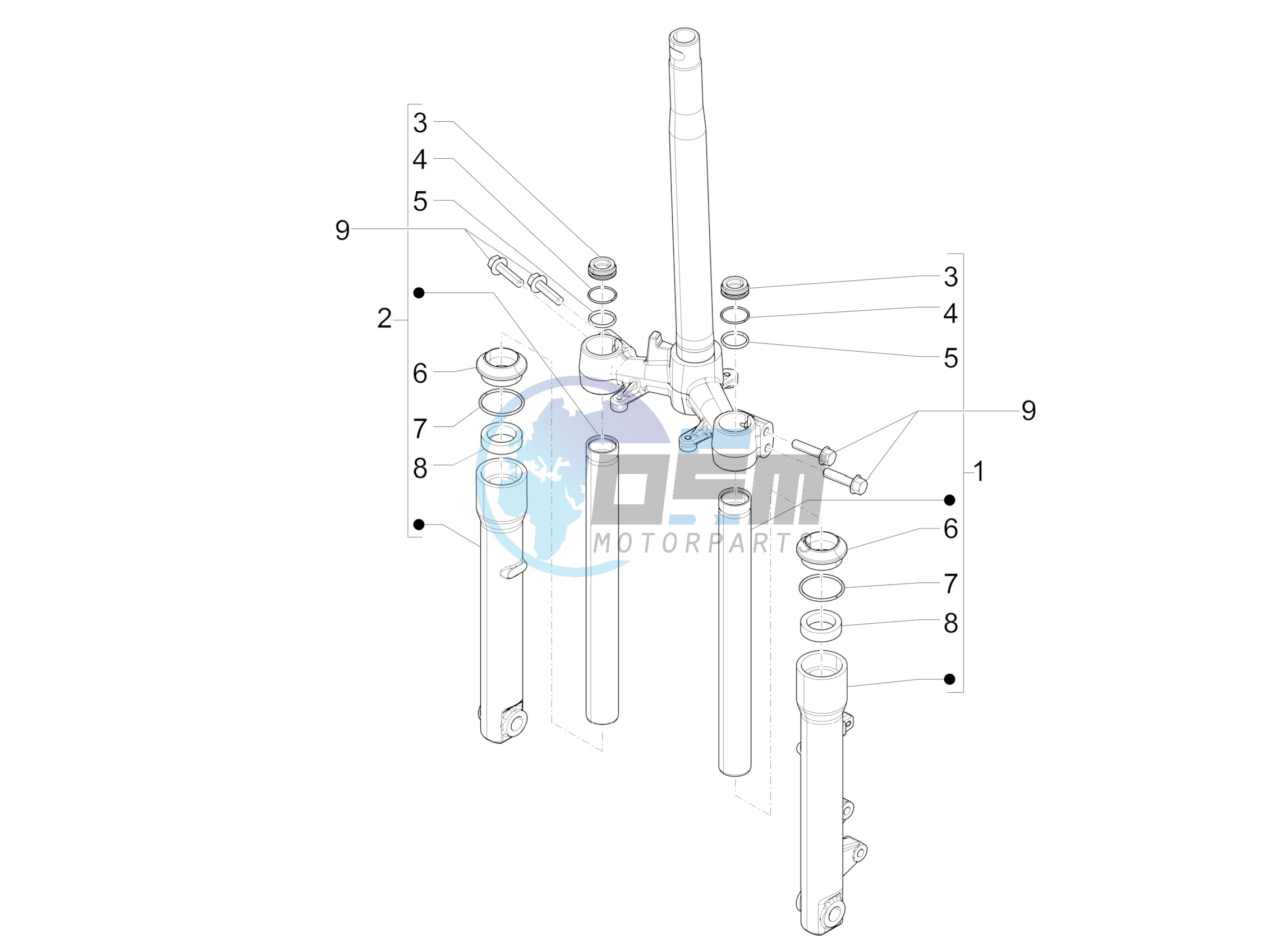 Fork's components (Wuxi Top)