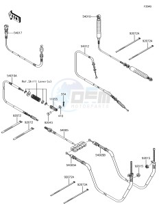 MULE SX KAF400JJF EU drawing Cables