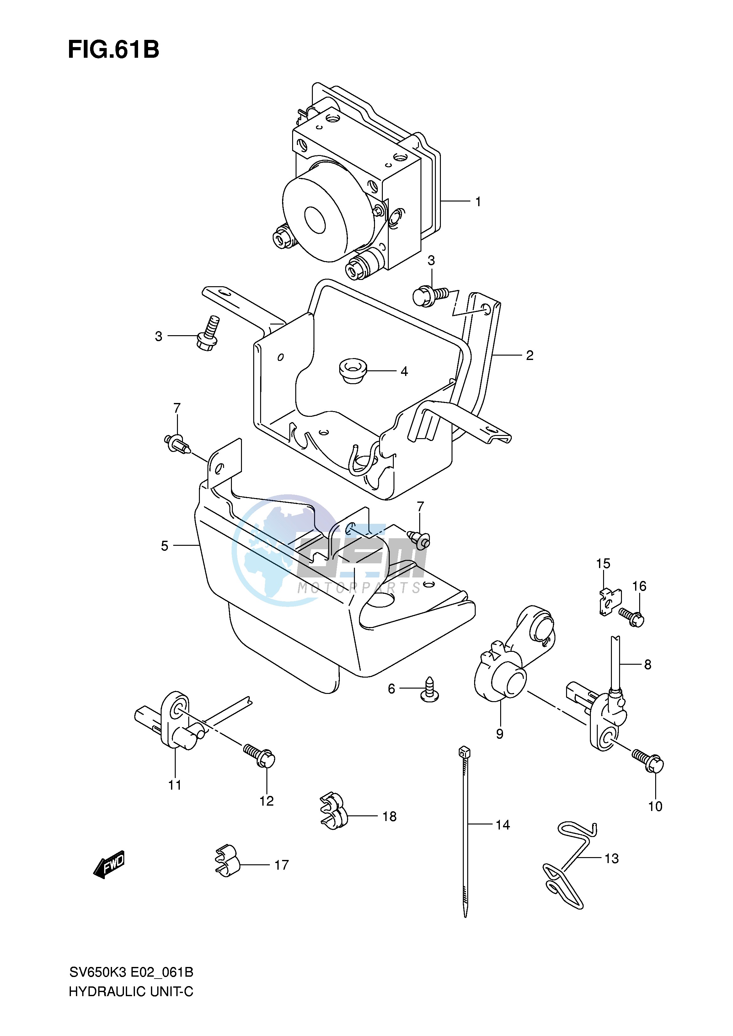 HYDRAULIC UNIT(SV650AK7 UAK7 SAK7 SUAK7)