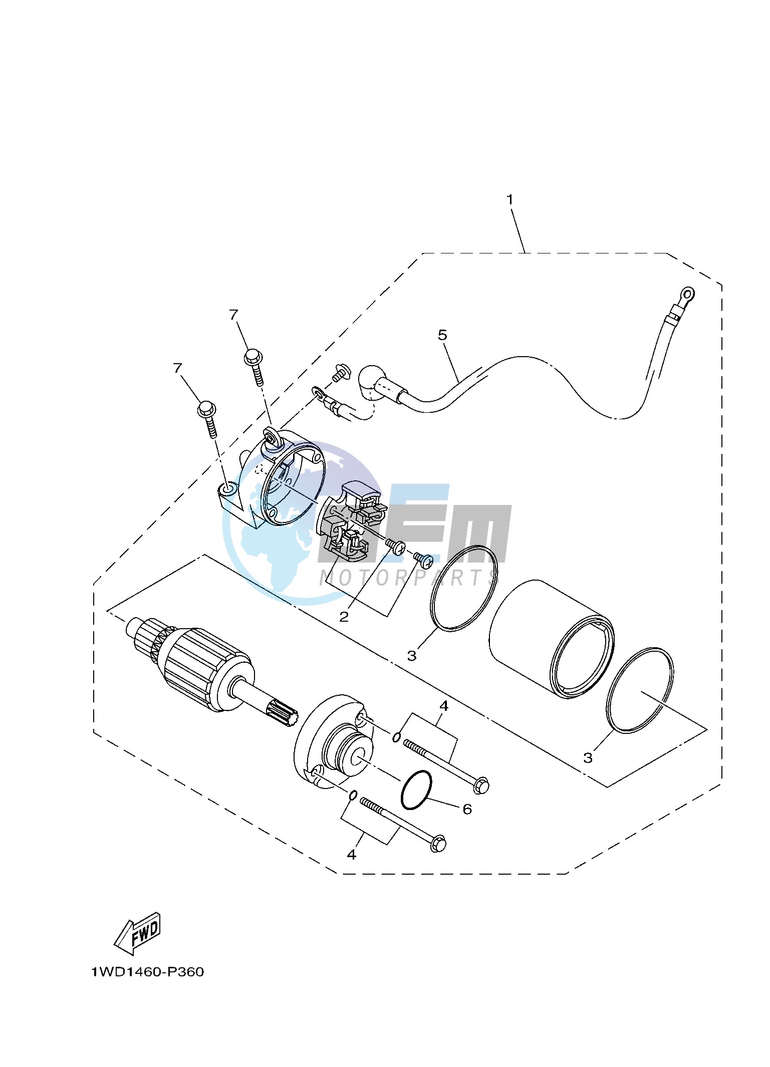 STARTING MOTOR