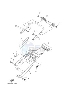 YFM700R YFM700RSF RAPTOR 700 SPECIAL EDITION (B463) drawing TAILLIGHT