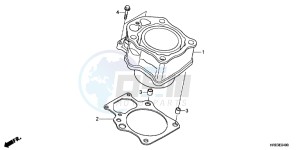 VFR800XH 2ED - (2ED) drawing GASKET KIT A