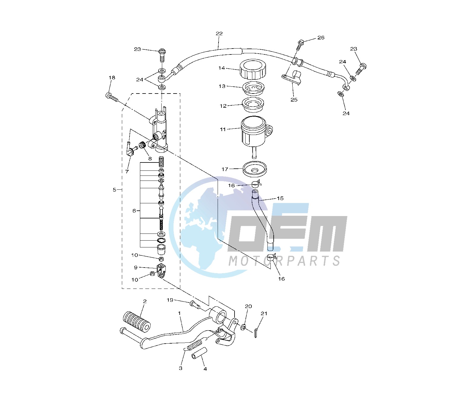 REAR MASTER CYLINDER