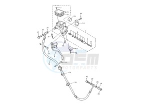 XJR 1300 drawing CLUTCH MASTER CYLINDER