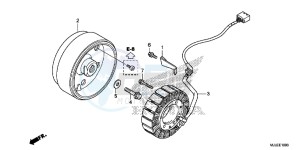 NC750SAE NC750SA ED drawing GENERATOR