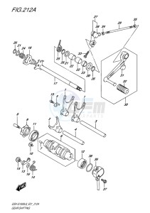 GSX-S1000F ABS EU drawing GEAR SHIFTING