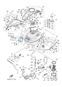 YZF-R25A 249 (BS82) drawing FUEL TANK