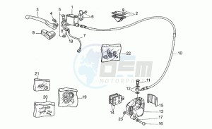 NTX 350 drawing Front master cilinder