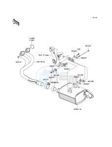 EX 650 A [NINJA 650R] (A6F-A8F) A6F drawing MUFFLER-- S- -