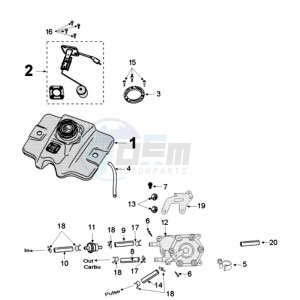 FIGHT 3 4T LE MANS drawing TANK AND FUEL PUMP TAIYOGIKEN