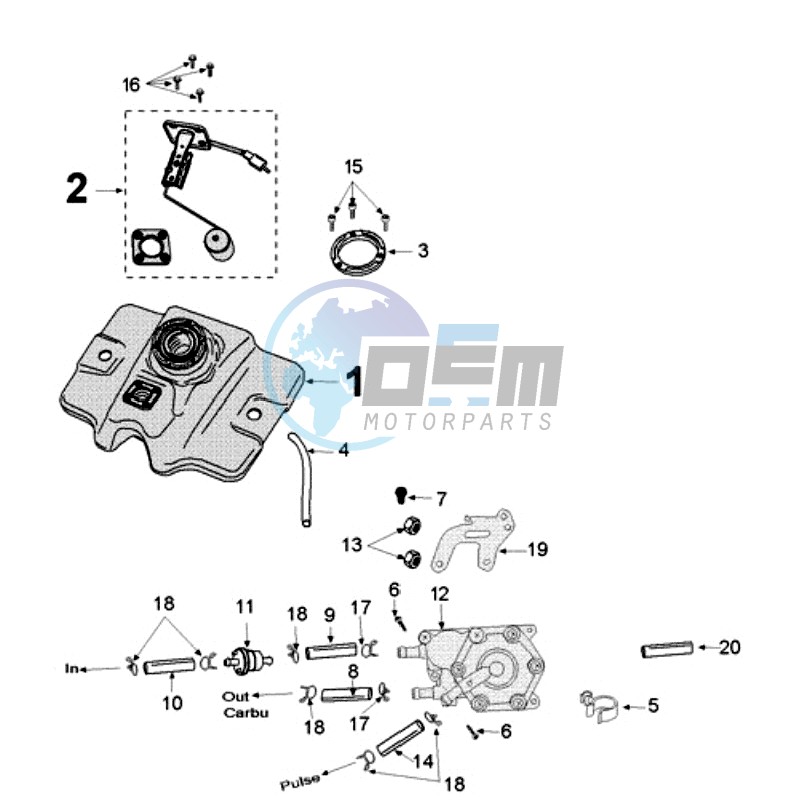 TANK AND FUEL PUMP TAIYOGIKEN