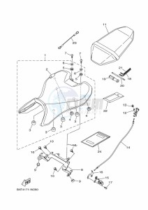 MT-07 MTN690 (BATK) drawing SEAT