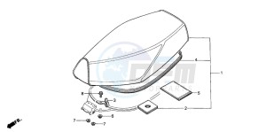 PK50S WALLAROO drawing SEAT