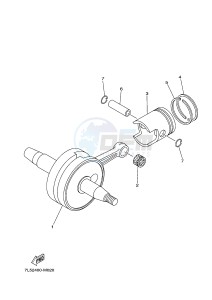 ET-1 63 (7L53 7L52) drawing CRANKSHAFT & PISTON