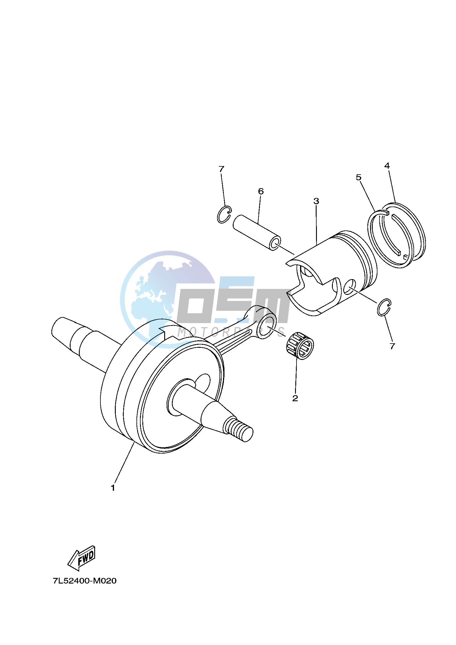 CRANKSHAFT & PISTON