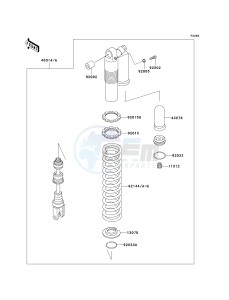 KDX 220 A [KDX220R] (A10-A12) [KDX220R] drawing SHOCK ABSORBER-- S- -