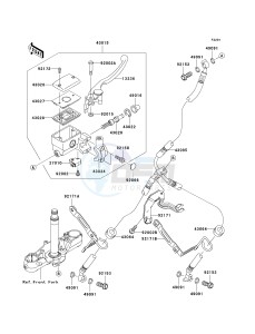 VN 2000 E [VULCAN 2000 CLASSIC] (6F-7F) E7F drawing FRONT MASTER CYLINDER