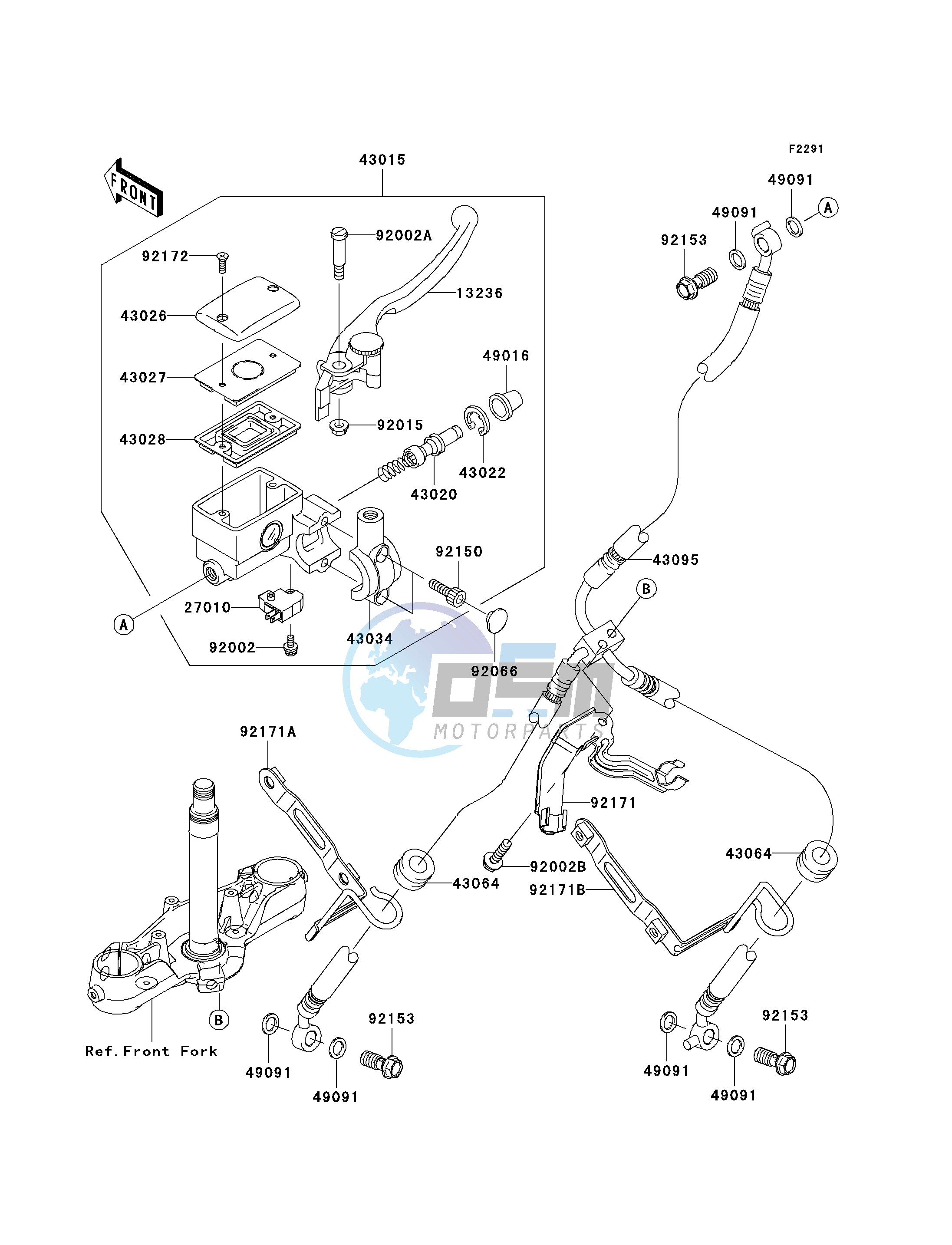 FRONT MASTER CYLINDER