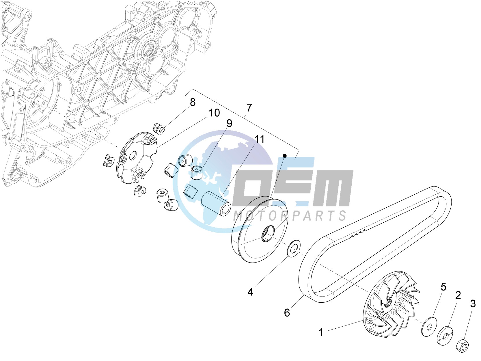 Driving pulley