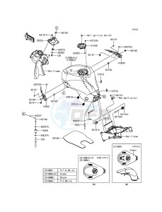 NINJA_ZX-6R_ABS ZX636FFF FR GB XX (EU ME A(FRICA) drawing Fuel Tank