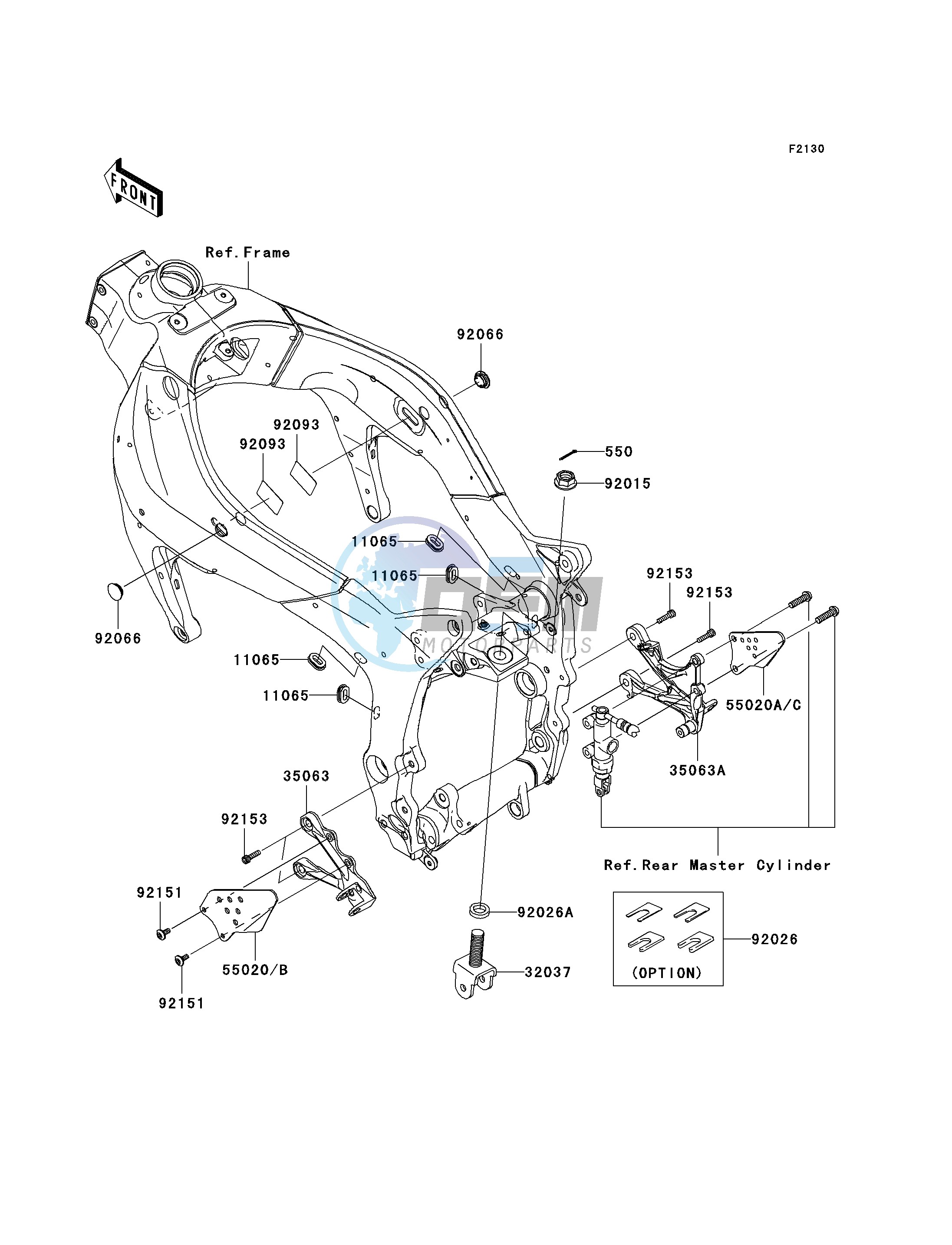 FRAME FITTINGS-- FRONT- -