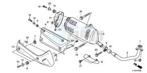 SH300AC drawing EXHAUST MUFFLER