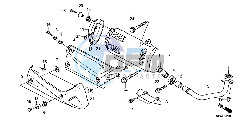 EXHAUST MUFFLER