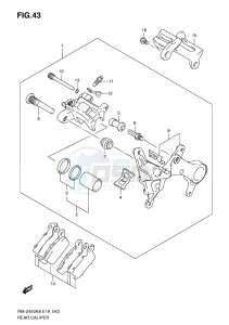 RM-Z450 EU drawing REAR CALIPER