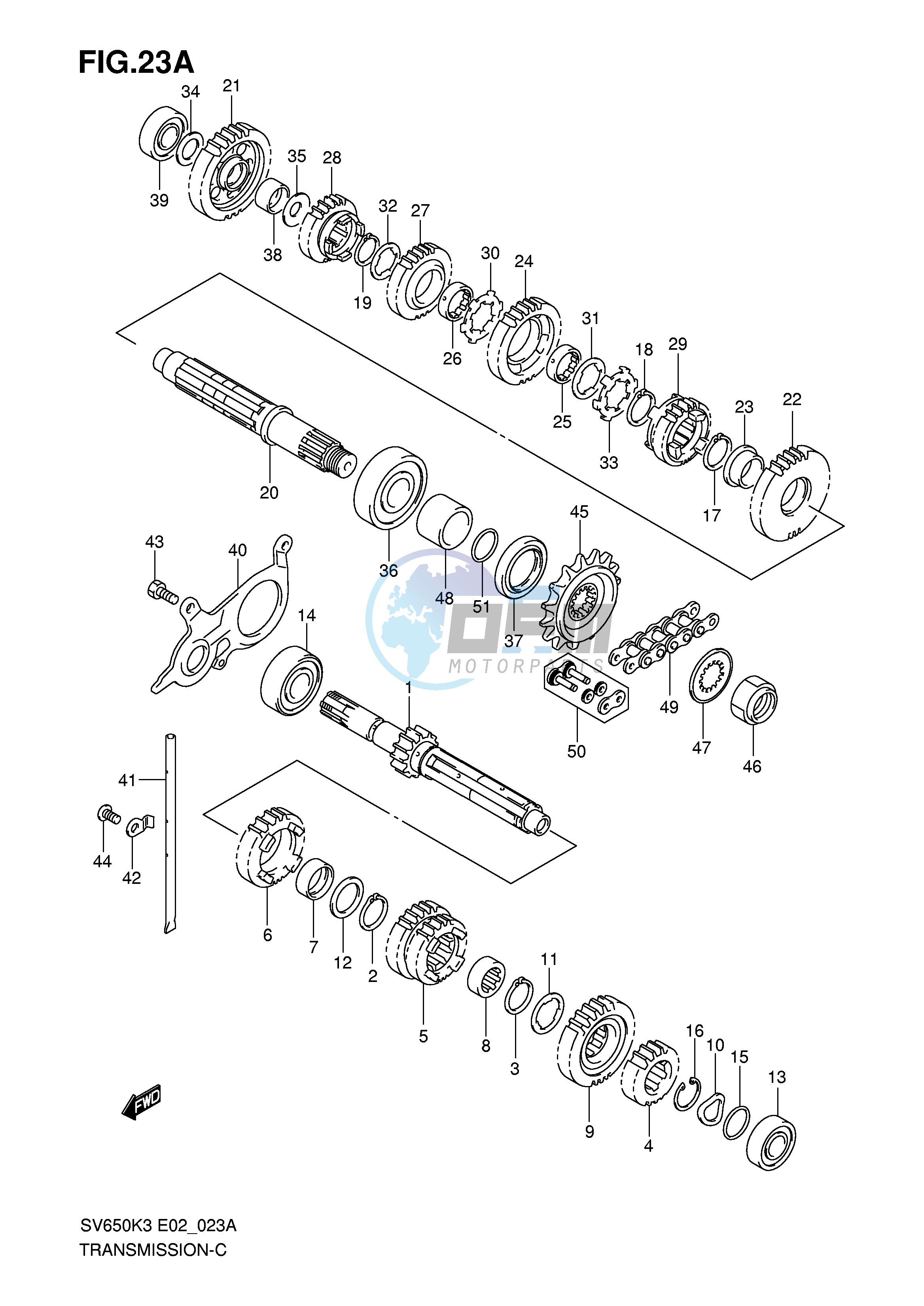 TRANSMISSION (MODEL K4 K5 K6 K7)