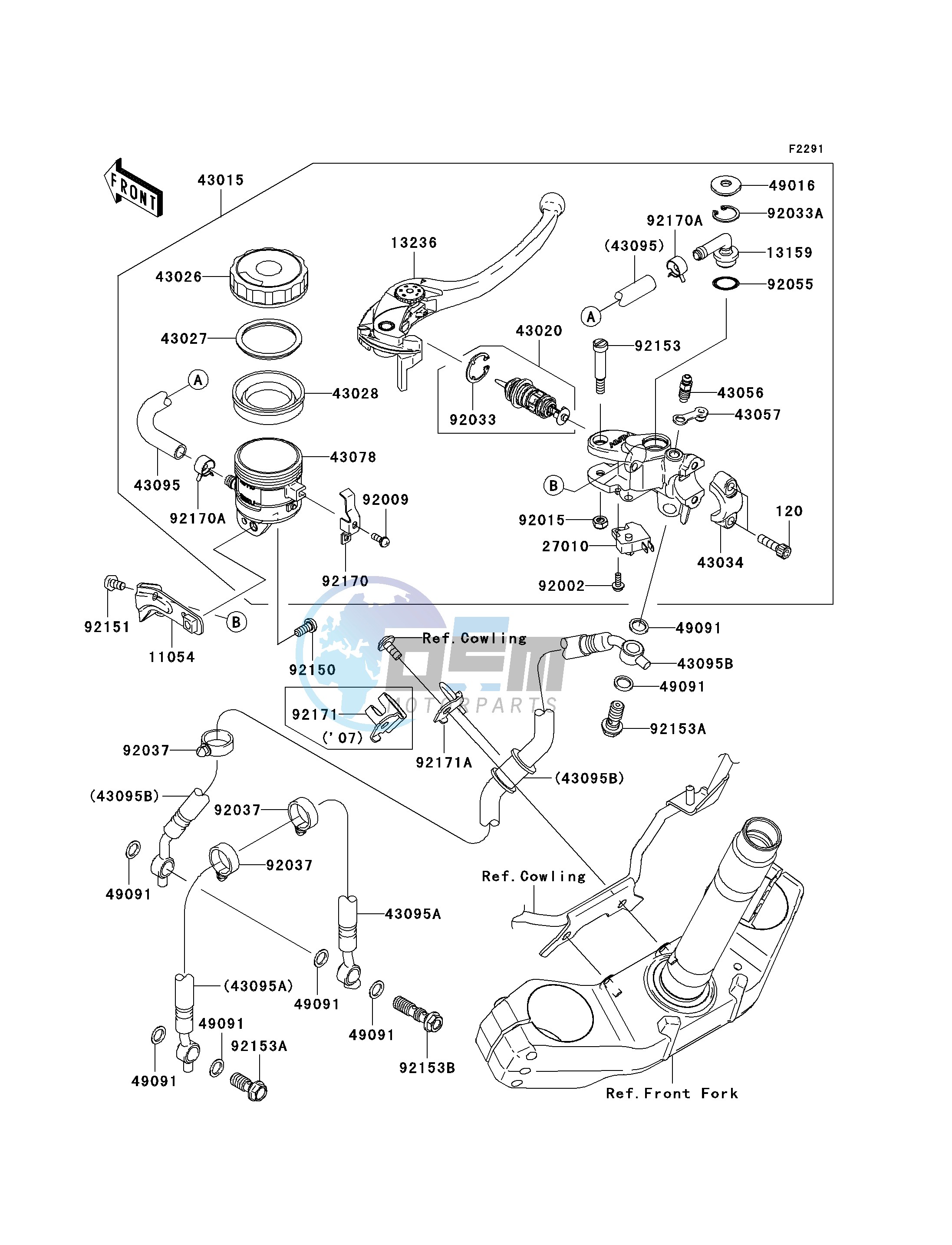 FRONT MASTER CYLINDER