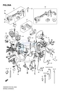 AN650 (E3-E28) Burgman drawing WIRING HARNESS (AN650AK9)