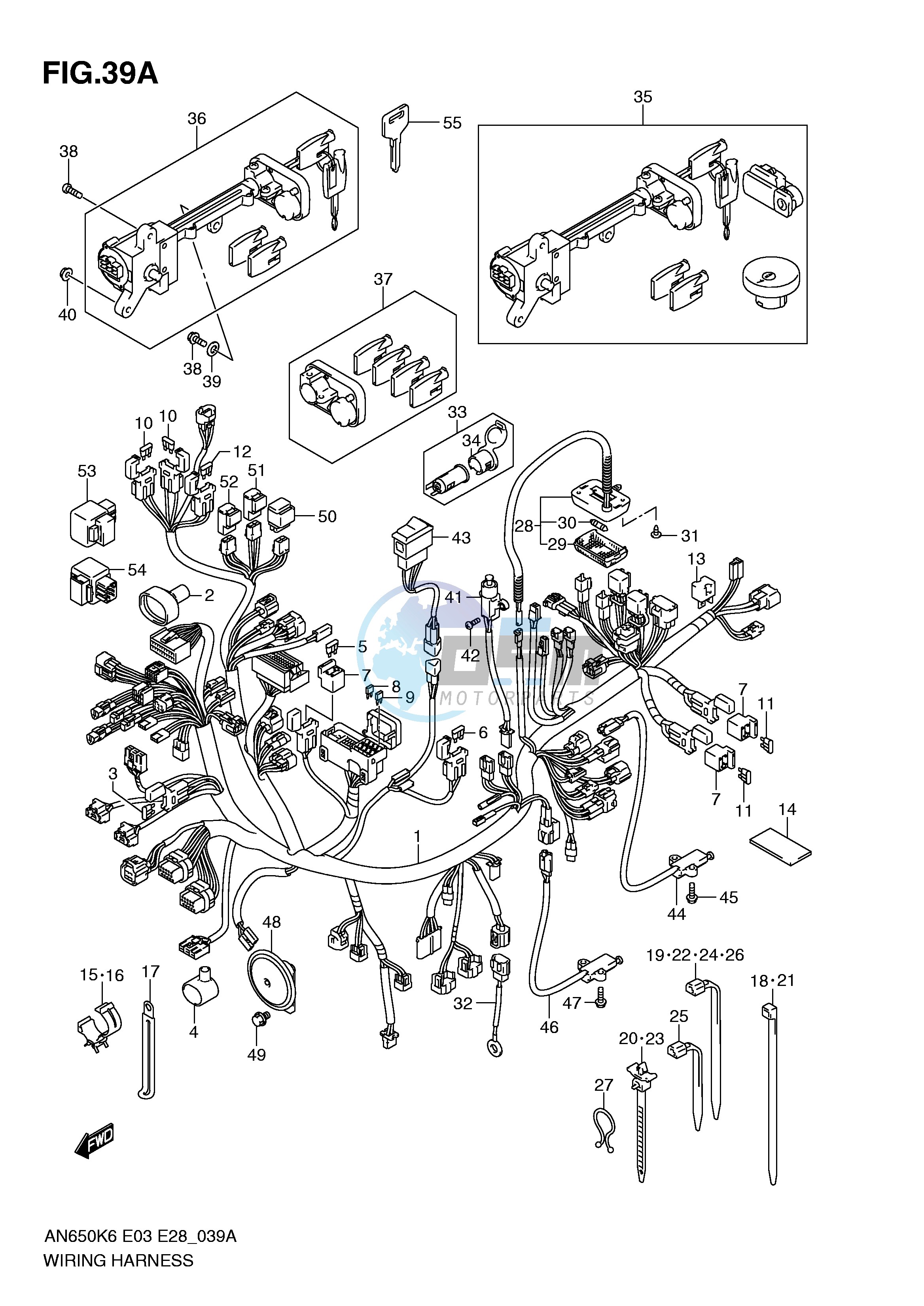 WIRING HARNESS (AN650AK9)