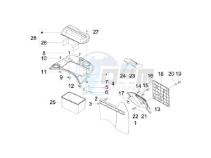 LXV 150 4T USA drawing Rear cover - Splash guard