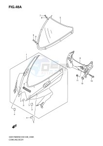 GSX-R600 (E3-E28) drawing COWLING BODY (MODEL K9)