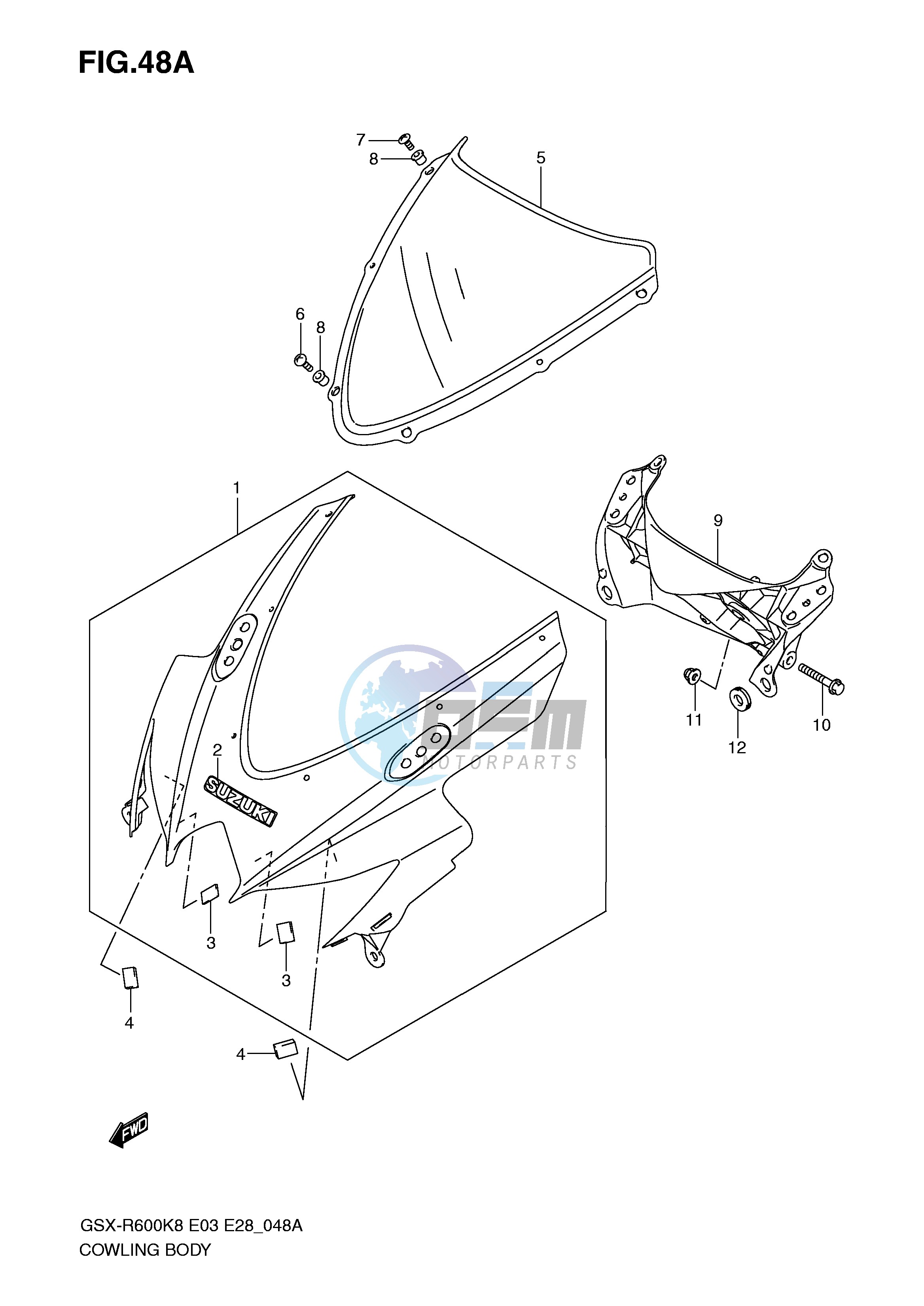 COWLING BODY (MODEL K9)