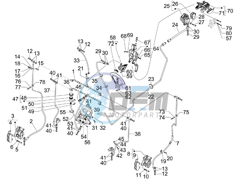 Brakes hose  - Calipers