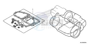 CBR600RAD CBR600RR ABS UK - (E) drawing GASKET KIT B