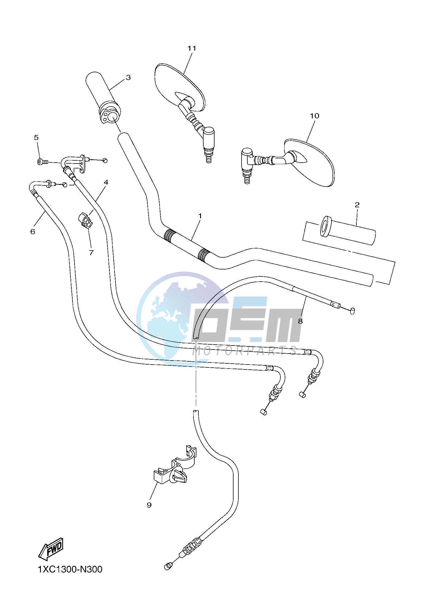 STEERING HANDLE & CABLE