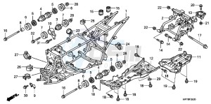 TRX420FAC drawing FRAME BODY